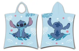 poncho-dla-dzieci-50x115-lilo-and-stitch-niebieskie-recznik-z-kapturem