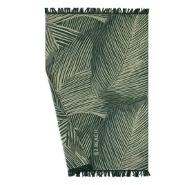 recznik-plazowy-100x160-fouta-palms-green-zielony-z-fredzlami-220g-m2