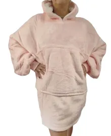ciepla-bluza-oversize-koc-z-kapturem-futrzak-roz