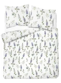 posciel-flanelowa-160x200-biala-w-blekitny-lubin-pastel-flowers