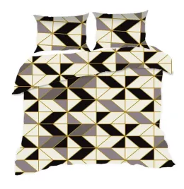 posciel-160x200-geometria-kremowa-szara-czarna-classic