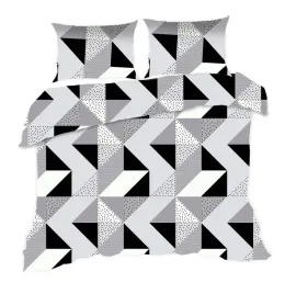 posciel-160x200-geometria-szara-czarna-classic
