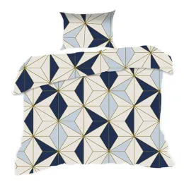 posciel-140x200-geometria-niebieska-granatowa-classic