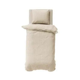 posciel-adamaszkowa-140x200-bezowa-piaskowa-jednobarwna-paski-1-cm-pure