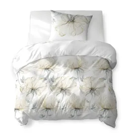 posciel-140x200-biala-w-duze-kremowe-kwiaty-cotton-bloom