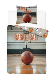 posciel-mlodziezowa-160x200-szara-z-motywem-koszykowki-basketball