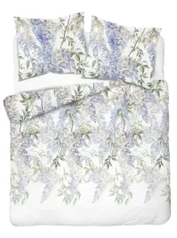 posciel-satynowa-160x200-biala-w-kwiaty-niebiesko-fioletowe-botanica-satin