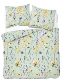 posciel-satynowa-220x200-mietowa-w-pastelowe-kwiaty-botanica-satin