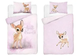 posciel-dziecieca-100x135-do-lozeczka-z-sarenka-rozowy-sweet-dreams