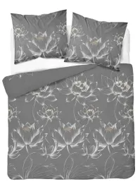 posciel-220x200-szara-w-duze-kwiaty-lotosu-floral-harmony