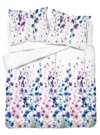 posciel-220x200-biala-w-niebiesko-fioletowe-kwiaty-lakowe-floral-harmony