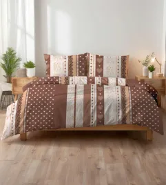 posciel-z-kory-140x200-brazowo-bezowa-w-serca-i-pasy-kora-home