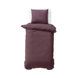 posciel-adamaszkowa-140x200-rozowa-ciemna-jednobarwna-paski-1-cm-pure