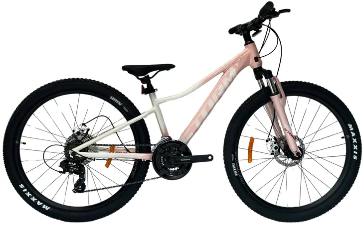 Rower Górski Mtb Storm Queen 2D 15 26 pudrowy róż perła 2026