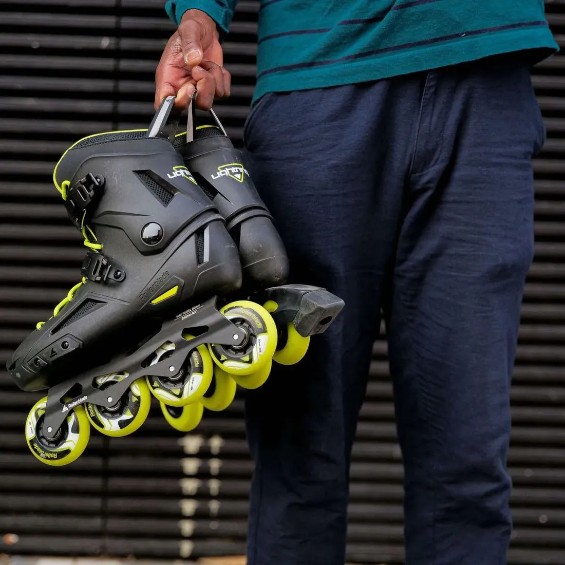 rolki-rollerblade-lightning-black-lime-445-45-stan-nowy