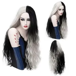 peruka-czarno-srebrna-szara-dluga-cosplay-halloween-fale-wlosy-z-czepkiem