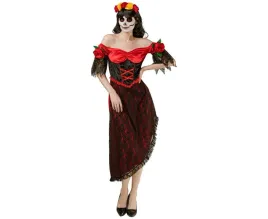 przebranie-halloween-hiszpanka-hiszpanska-sukienka-nakrycie-glowy-sukienka