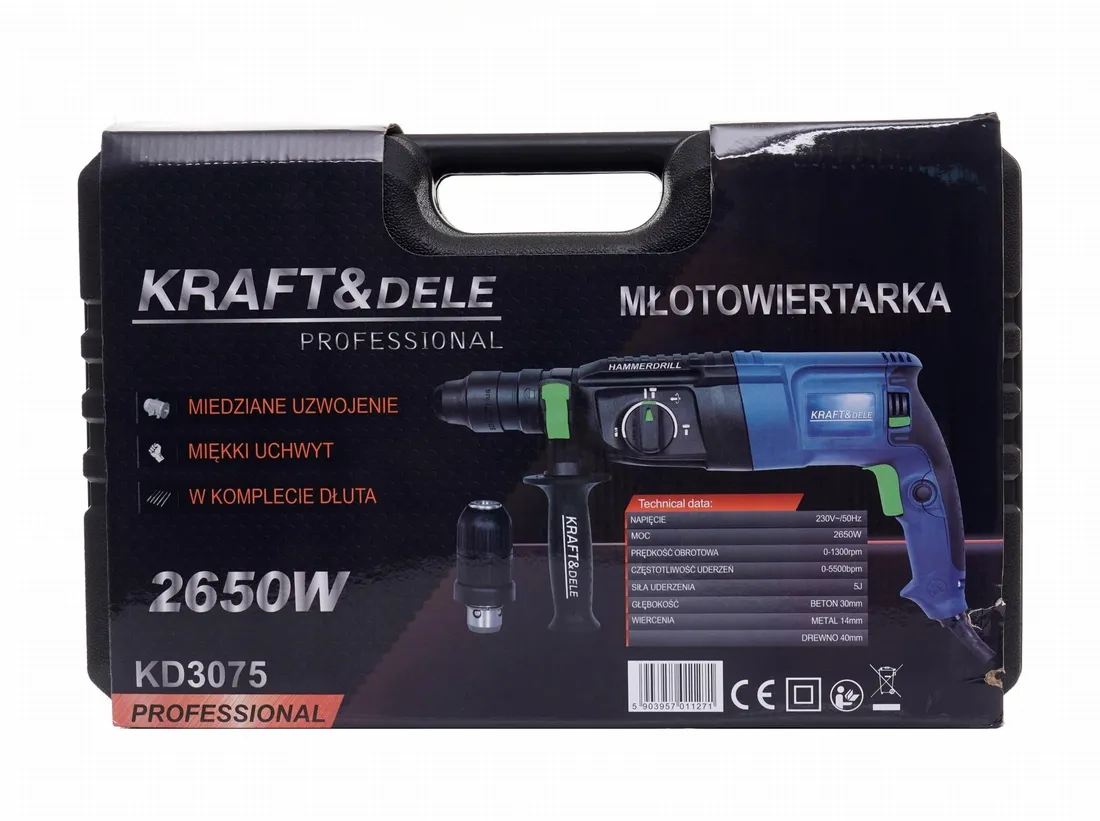 mlotowiertarka-2650w-kd3075-stan-nowy