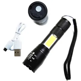 latarka-kieszonkowa-taktyczna-led-zoom-usb-xpe-cob-xa047