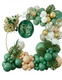 balony-girlanda-balonowa-zielona-zlota-dzungla-konfetti-na-urodziny-chrzest