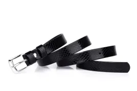 pasek-damski-klasyczny-czarne-luski-2-cm-obwod-63-81-cm