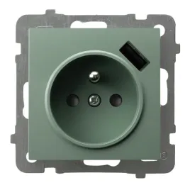 ospel-as-gniazdo-pojedyncze-usb-ladowarka-zielony-mat-gp-1gzpusb-m-84