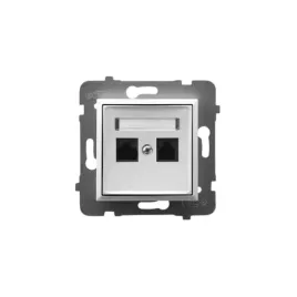 ospel-gniazdo-elektryczne-komputerowe-podwojne-kat-5e-biale-modul