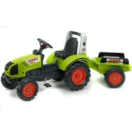 falk-traktor-na-pedaly-claas-duzy-z-przyczepka