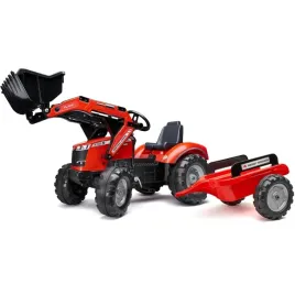 falk-traktor-massey-ferguson-czerwony-na-pedaly