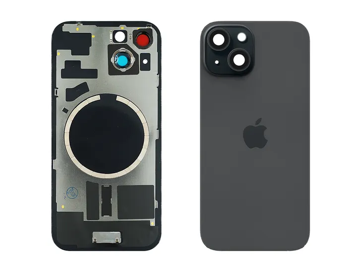 Szybka Tył Klapka Baterii z obiektywem  Apple iPhone 15 Czarny