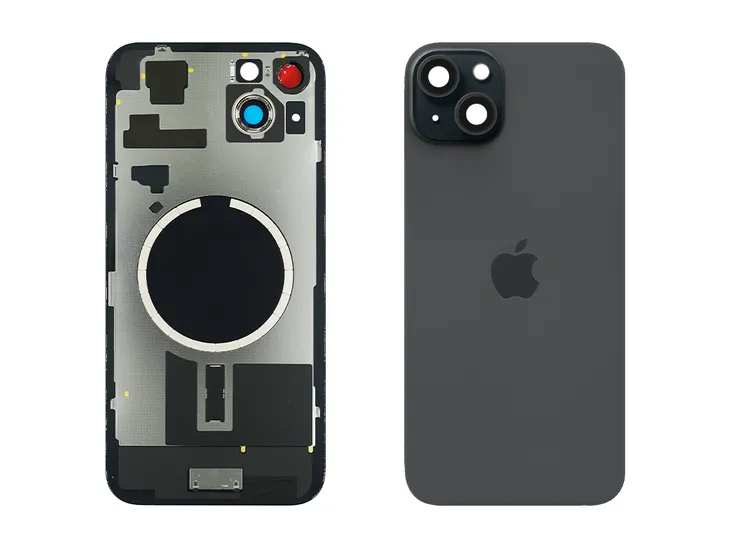 Szybka Tył Klapka Baterii z obiektywem  Apple iPhone 15 Plus Czarny