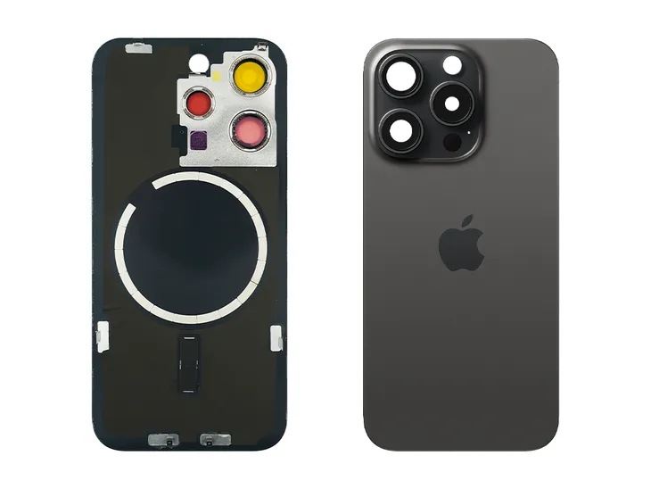 Szybka Tył Klapka Baterii z obiektywem  Apple iPhone 15 Pro Black