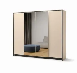 szafa-enna-en-06-szerokosc-251-cm-bez-piaskowy-czarny-lustro-czterodrzwio