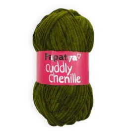 wloczka-papatya-cuddly-chenille-poliestrowa-miekka-100g-ciemny-zielony-6950