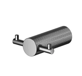 cersanit-wieszak-haczyk-na-recznki-podwojny-zen-gun-metal-czarny