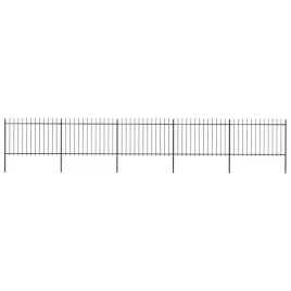 vidaxl-ogrodzenie-z-pretow-z-grotami-stalowe-85-x-12-m-czarne