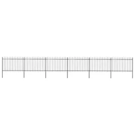 vidaxl-ogrodzenie-z-pretow-z-grotami-stalowe-102-x-12-m-czarne