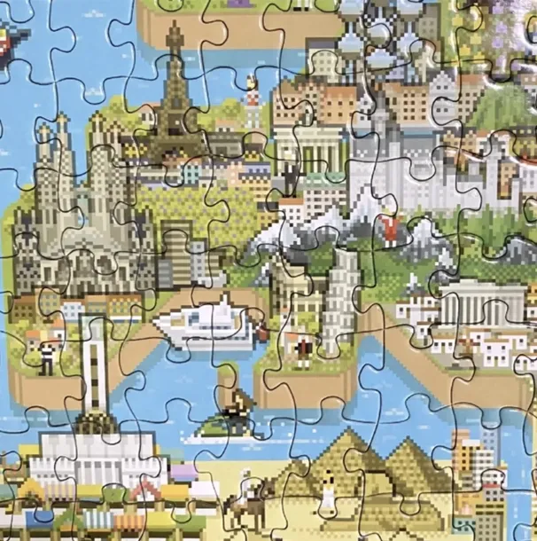 puzzle-1000-elementow-8-bit-mapa-swiata-liczba-elementow-1000