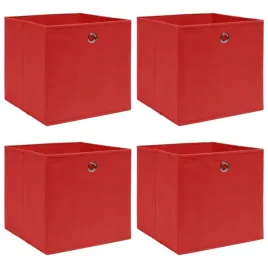 vidaxl-pudelka-4-szt-czerwone-32x32x32-cm-tkanina