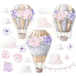 duze-naklejki-scienne-kolorowe-balony-z-kwiatami