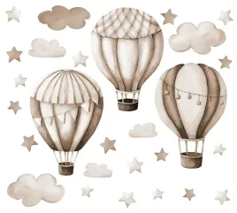 naklejki-na-sciane-piaskowe-balony-chmurki-90x100cm