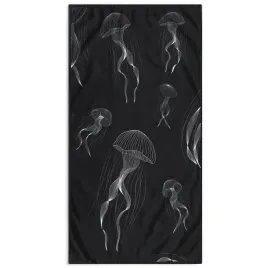 recznik-plazowy-decoking-bawelniany-90x180-cm-bialy-czarny-zwierzeta