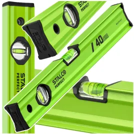 poziomnica-aluminiowa-40cm-limonka-poziomica-stalco-vseries-s010265501-04m