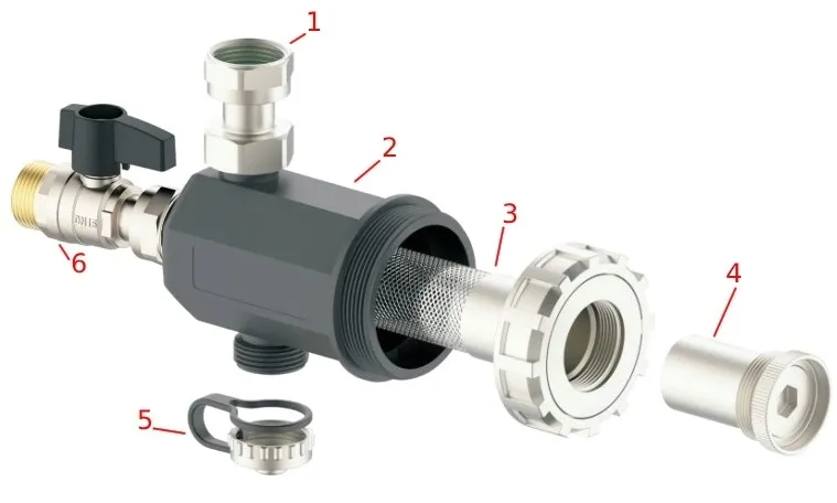 ibo-ibf-05-3-4-separator-magnetyczny-przylacze-wody-3-4