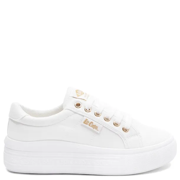 Lee Cooper Trampki Tenisówki Białe Szerokie Damskie LCW-26-44-4474L R. 40
