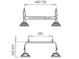 podstawa-regulowana-castel-engineering-do-pompy-ciepla-330-370-mm