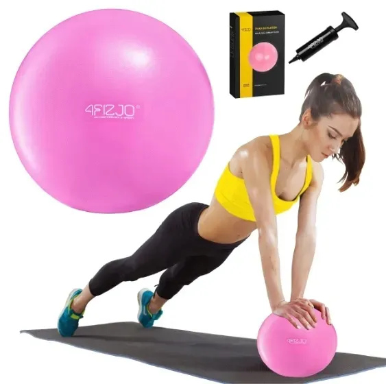 Piłka do pilatesu 22cm 4FIZJO rehabilitacyjna, gimnastyczna + Pompka GRATIS