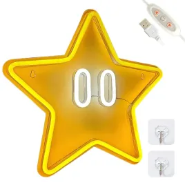 neonowa-lampka-gwiazdy-do-pokoju-gracza-zasilana-przez-usb-i-panel-akrylowy