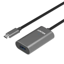 unitek-u304a-kabel-usb-usb-3-2-gen-1-3-1-gen-1-5-m-usb-c-usb-a-szary