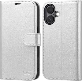 ocase-etui-skorzane-z-klapka-do-iphone-16-plus-portfel-karty-srebne